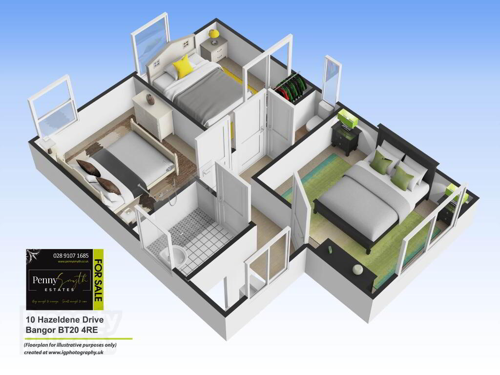 Floorplan 2 of 10 Hazeldene Drive, Bangor