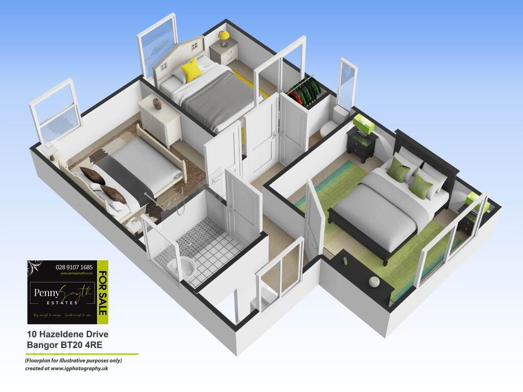 Floorplan 2 of 10 Hazeldene Drive, Bangor