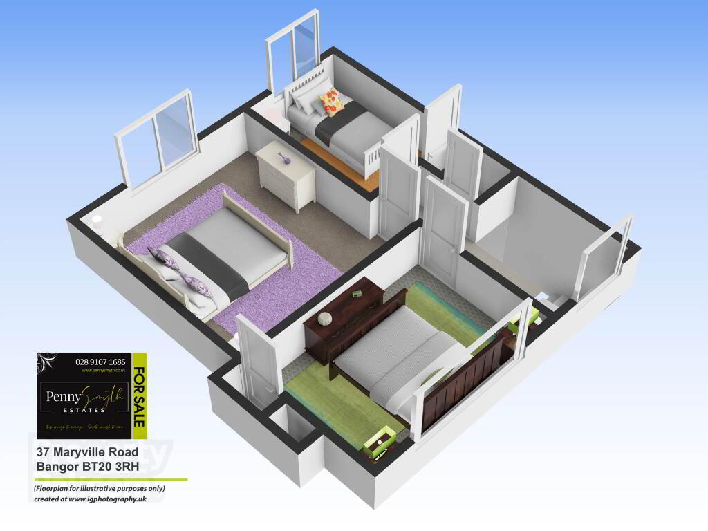 Floorplan 2 of 37 Maryville Road, Bangor