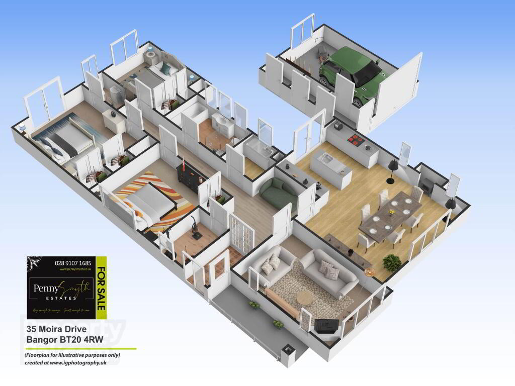 Floorplan 1 of 35 Moira Drive, Bangor