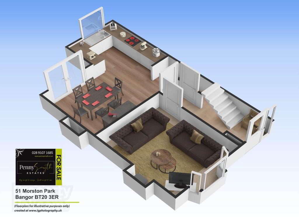 Floorplan 1 of 51 Morston Park, Bangor