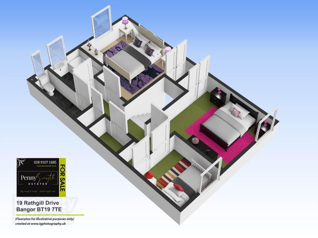 Floorplan 2 of 19 Rathgill Drive, Bangor