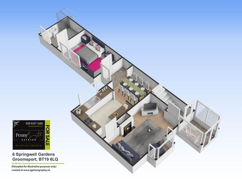 Floorplan 1 of 6 Springwell Gardens, Groomsport
