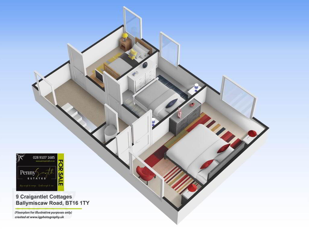 Floorplan 2 of 9 Ballymiscaw Road, Craigantlet Cottages, Dundonald, Belfast
