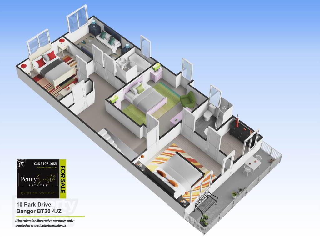 Floorplan 2 of 10 Park Drive, Bangor