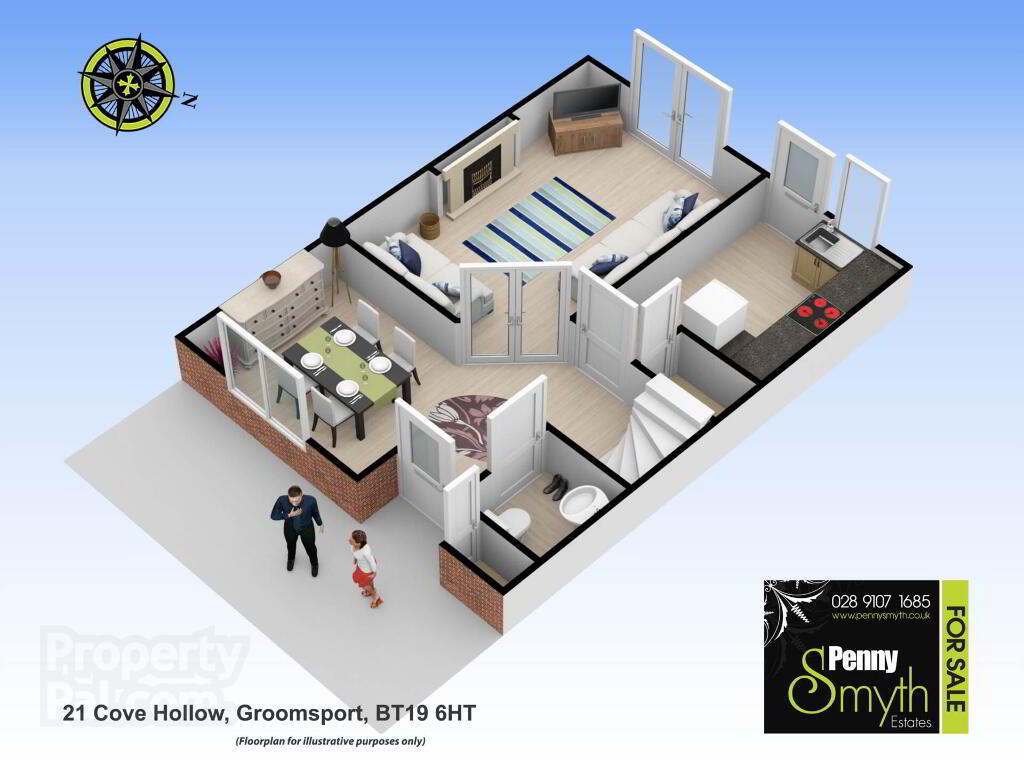 Floorplan 1 of 21 Cove Hollow, Groomsport