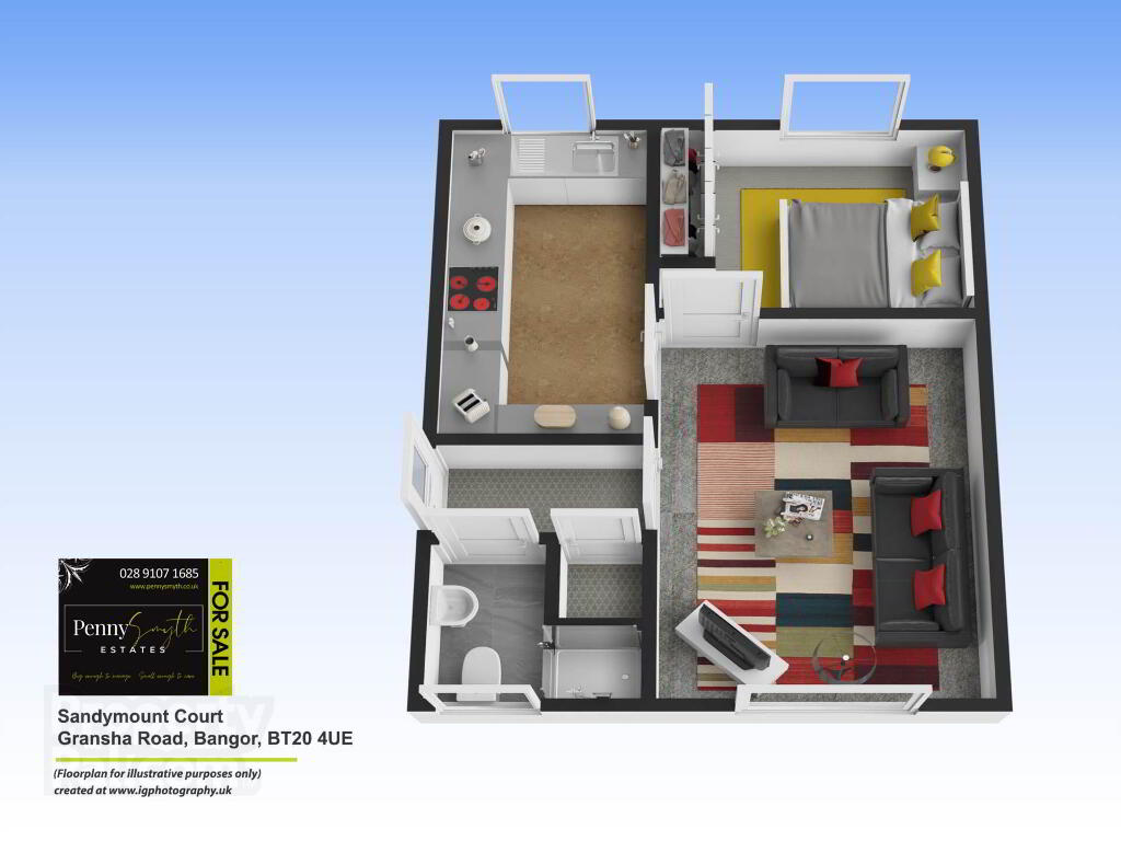 Floorplan 1 of 8 Sandymount Court, Bangor