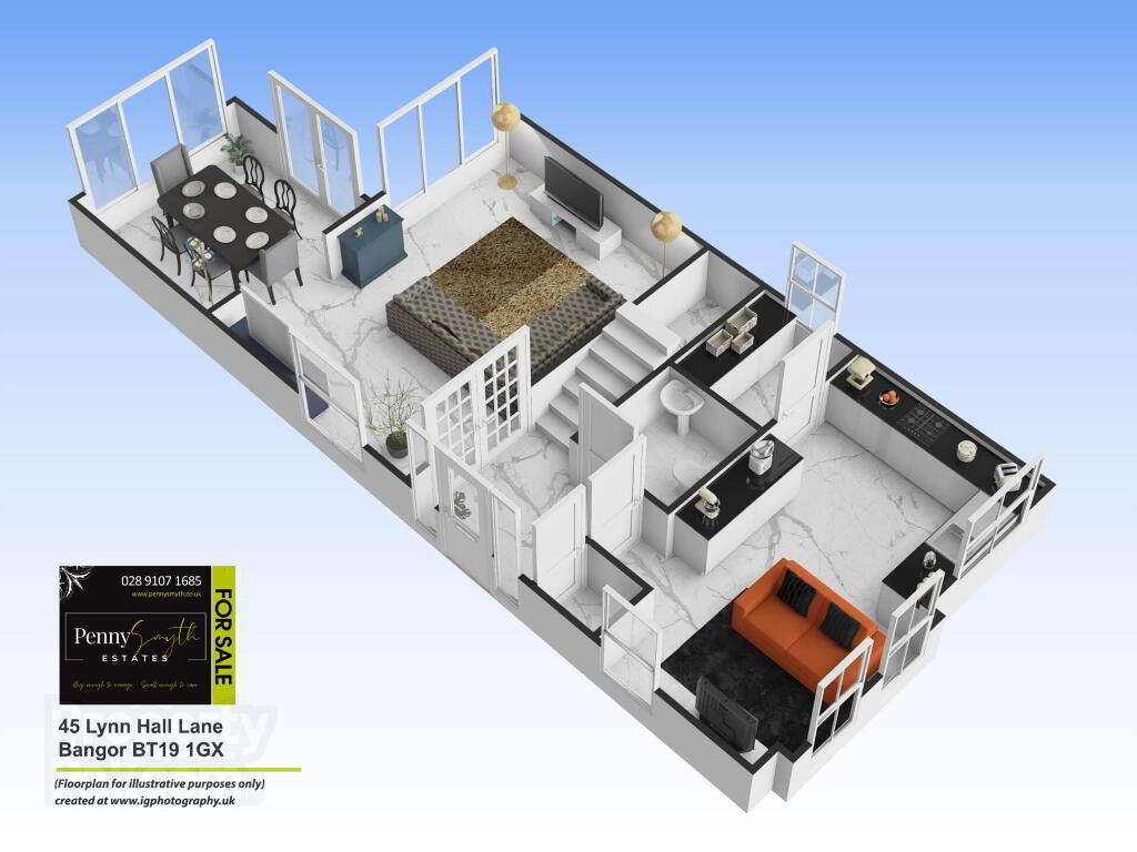 Floorplan 1 of 45 Lynn Hall Lane, Bangor