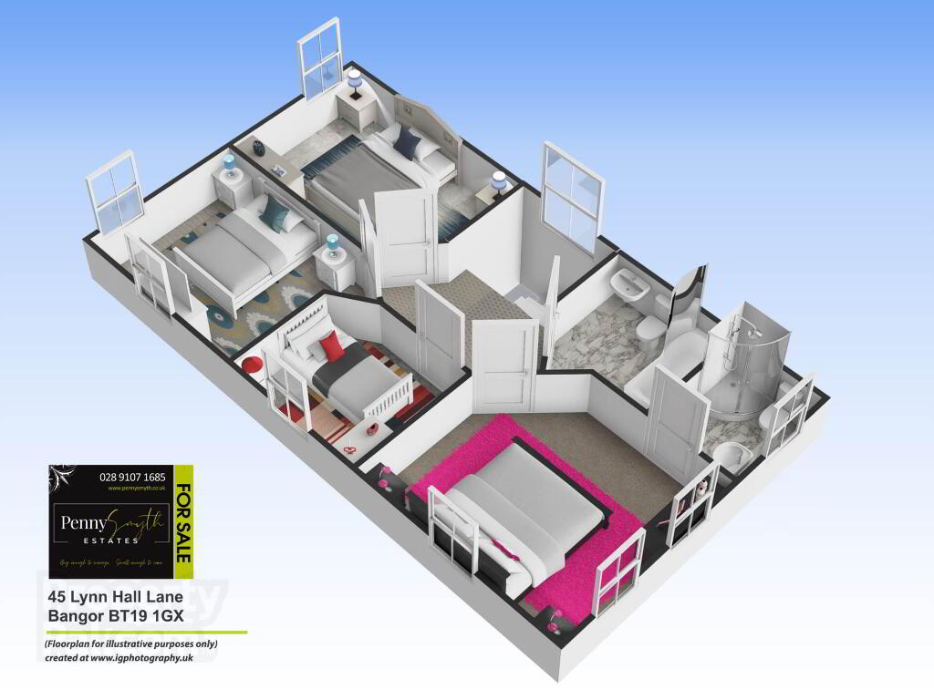 Floorplan 2 of 45 Lynn Hall Lane, Bangor