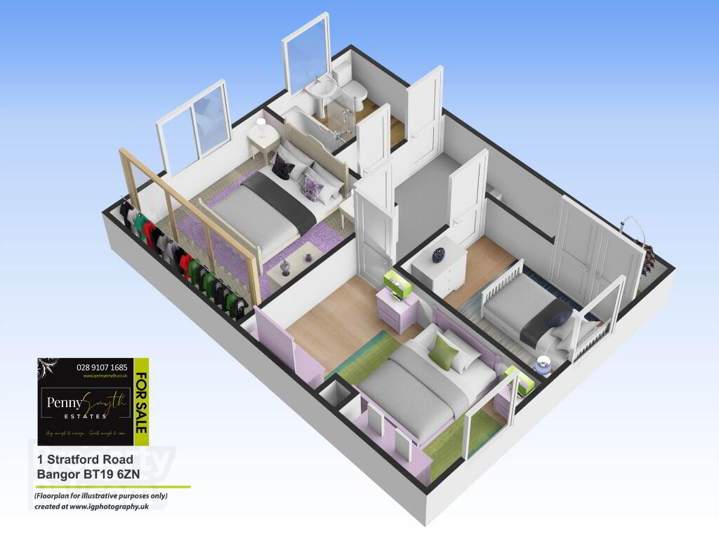 Floorplan 2 of 1 Stratford Road, Bangor