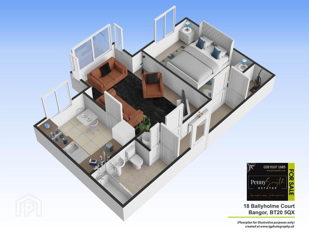 Floorplan 1 of 18 Ballyholme Court, Bangor