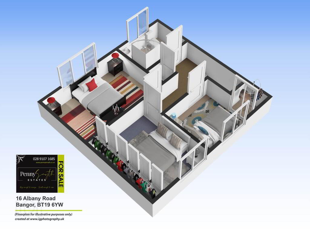 Floorplan 2 of 16 Albany Road, Bangor