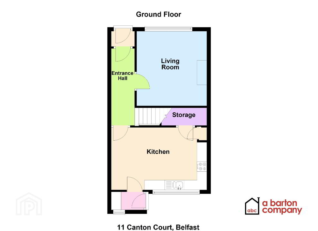 Floorplan 2 of 11 Canton Court, Ballymacarret, Belfast