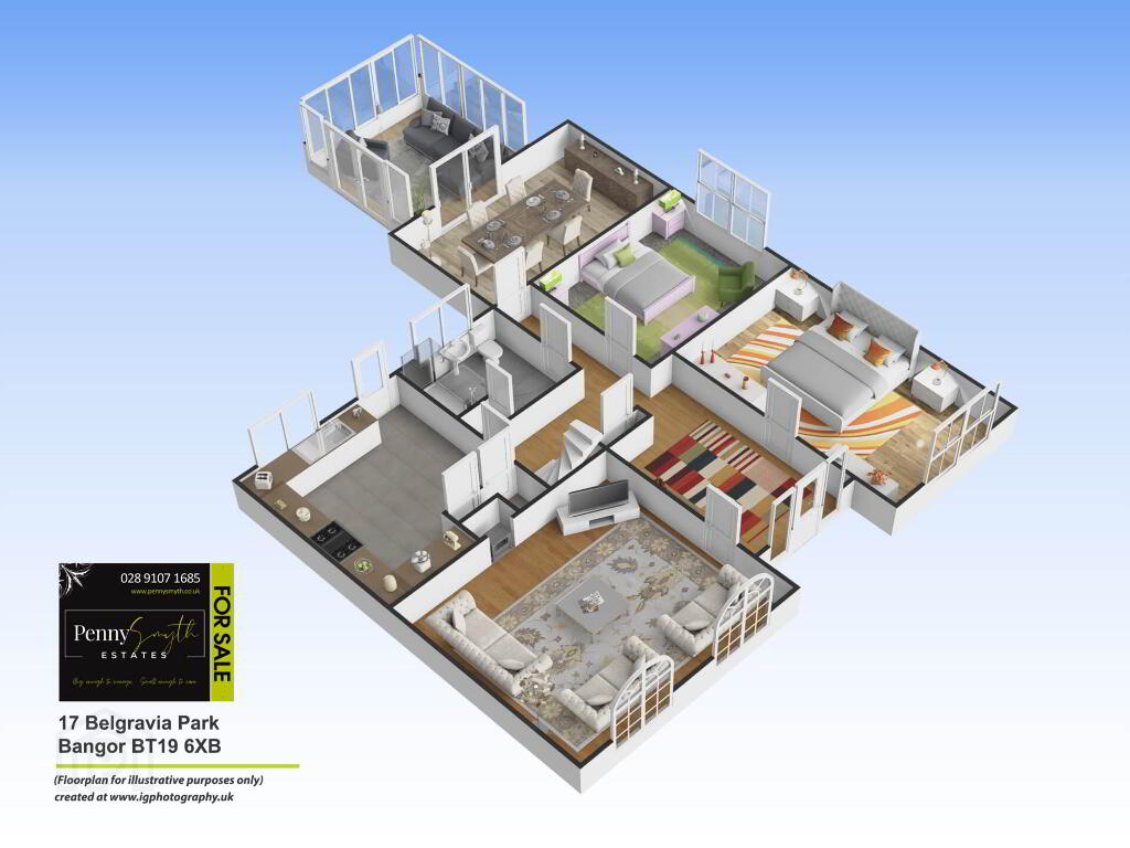 Floorplan 1 of 17 Belgravia Park, Bangor