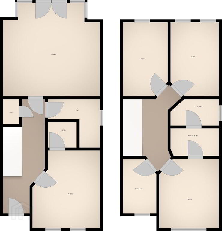 Floorplan 1 of 38 Balmoral Square, Bangor