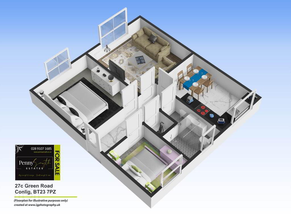 Floorplan 1 of 27c Green Road, Newtownards
