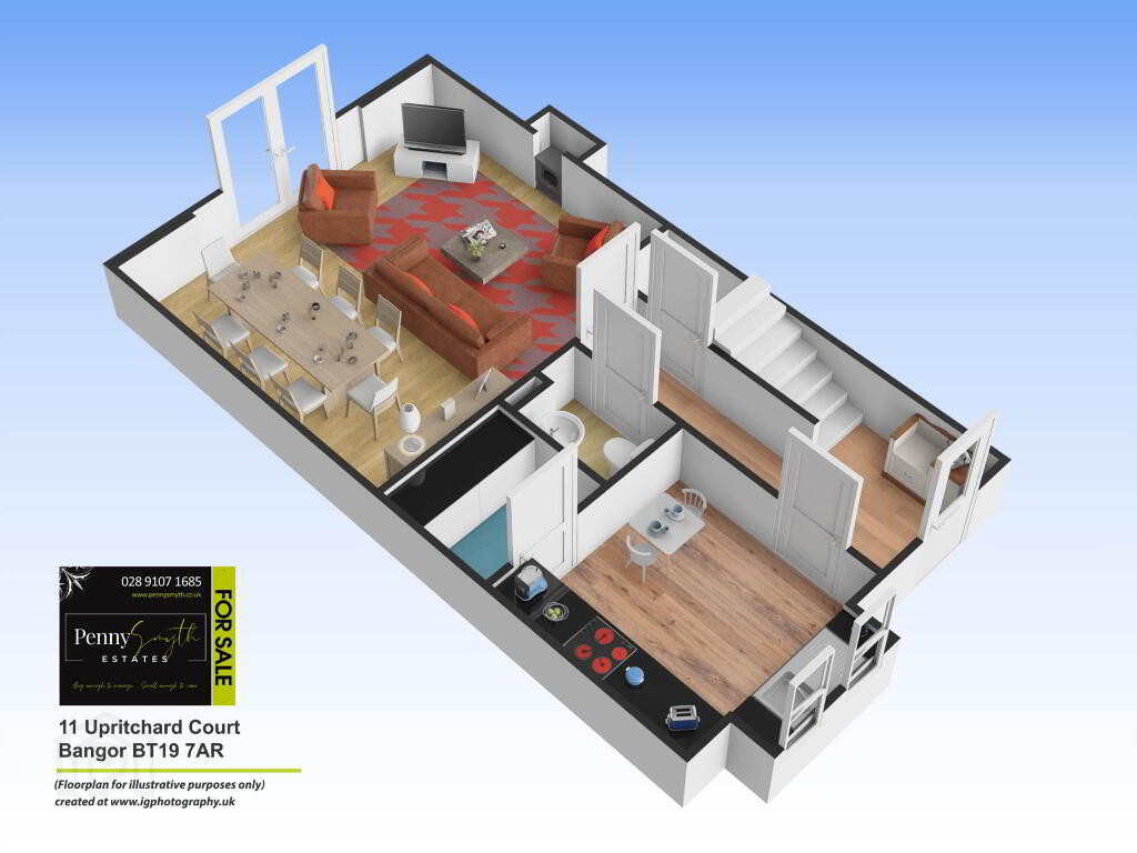 Floorplan 1 of 11 Upritchard Court, Bangor
