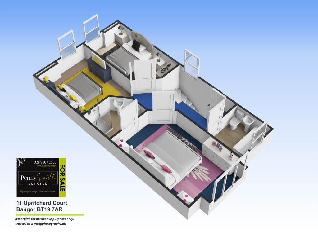 Floorplan 2 of 11 Upritchard Court, Bangor