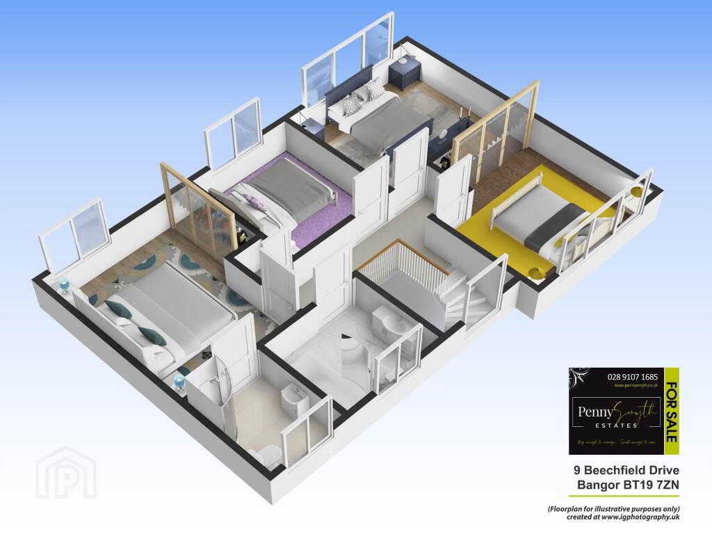 Floorplan 2 of 9 Beechfield Drive, Bangor