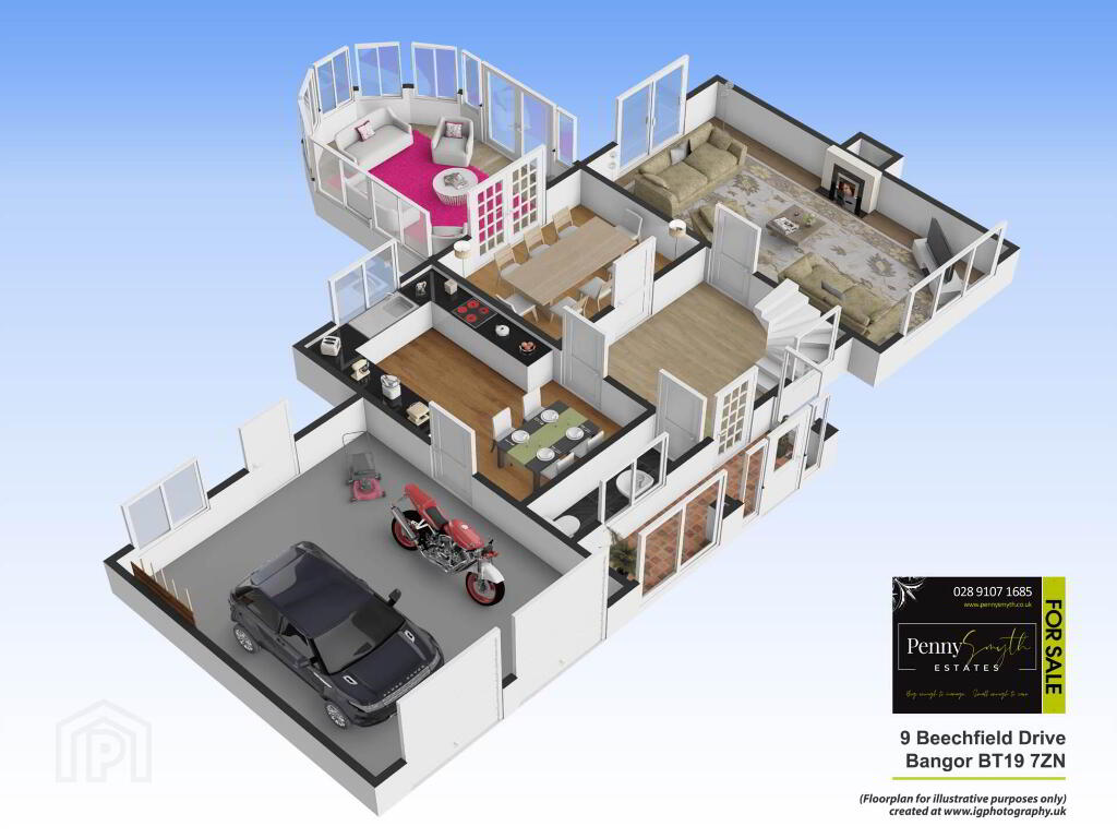 Floorplan 1 of 9 Beechfield Drive, Bangor