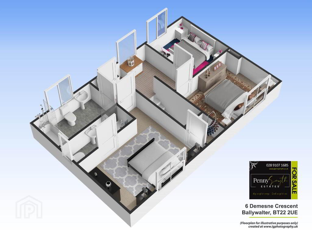 Floorplan 2 of 6 Demesne Crescent, Newtownards