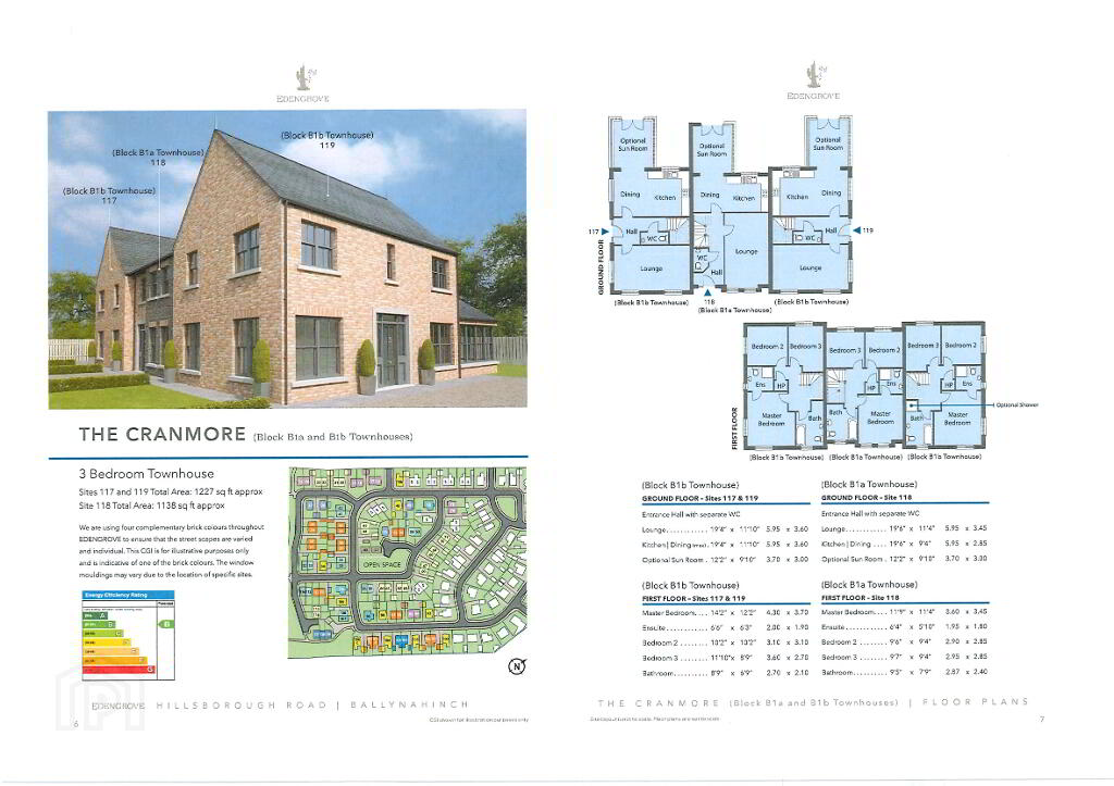 Floorplan 1 of Cranmore End Townhouse, Edengrove, Edengrove, Ballynahinch