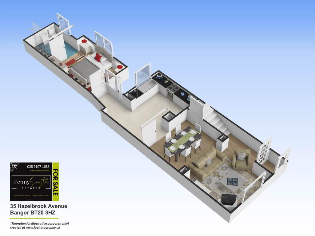 Floorplan 1 of 35 Hazelbrook Avenue, Bangor