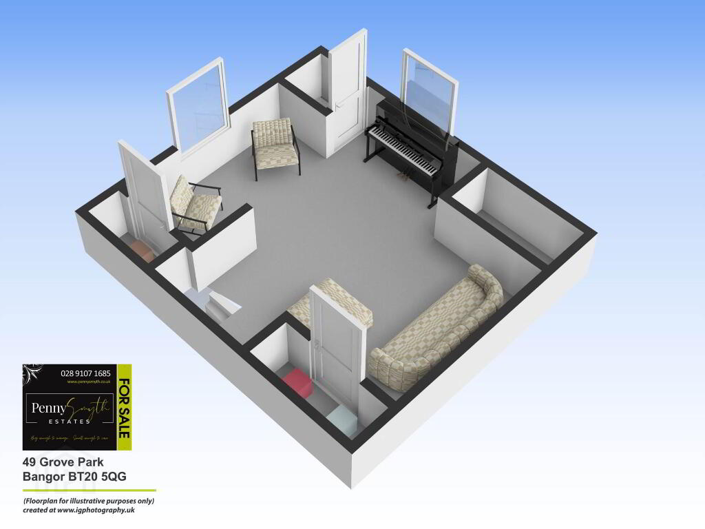 Floorplan 2 of 49 Grove Park, Bangor