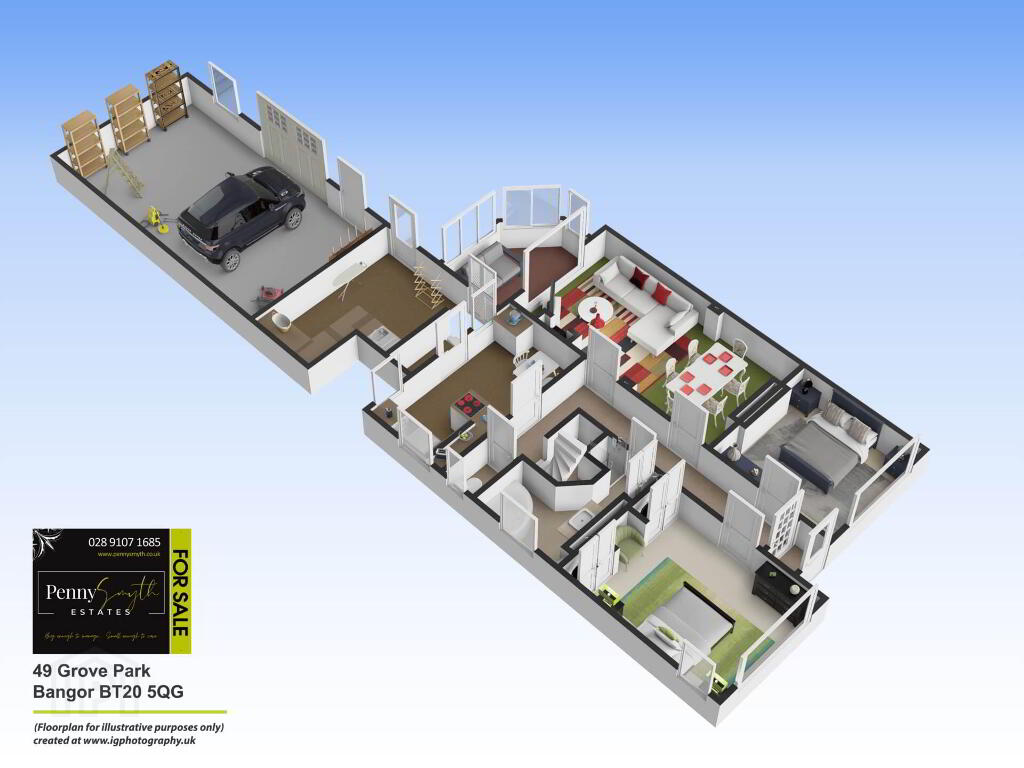 Floorplan 1 of 49 Grove Park, Bangor