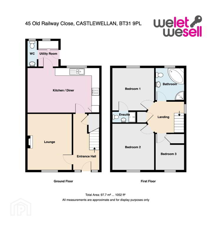 Floorplan 2 of 45 Old Railway Close, Leitrim, Castlewellan
