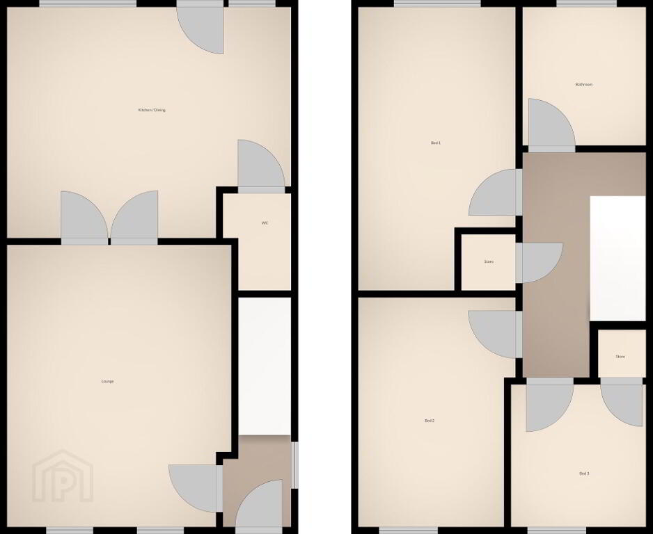 Floorplan 1 of 35 Stonebridge Square, Bangor