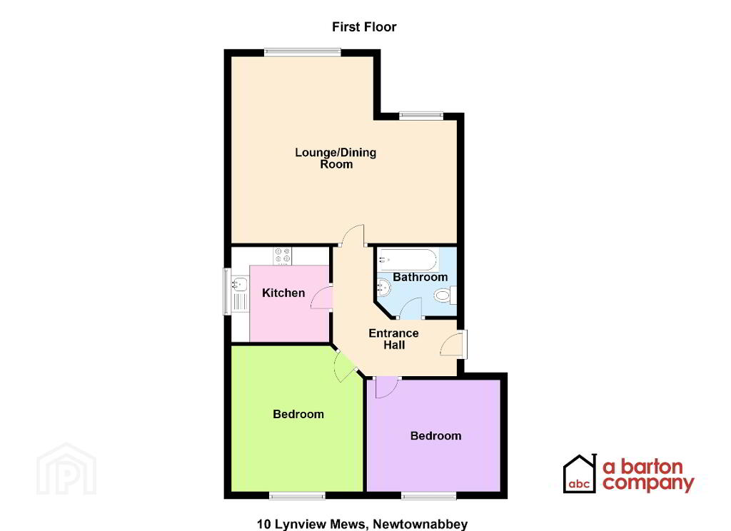 Floorplan 1 of 10 Lynview Mews, Glengormley, Newtownabbey