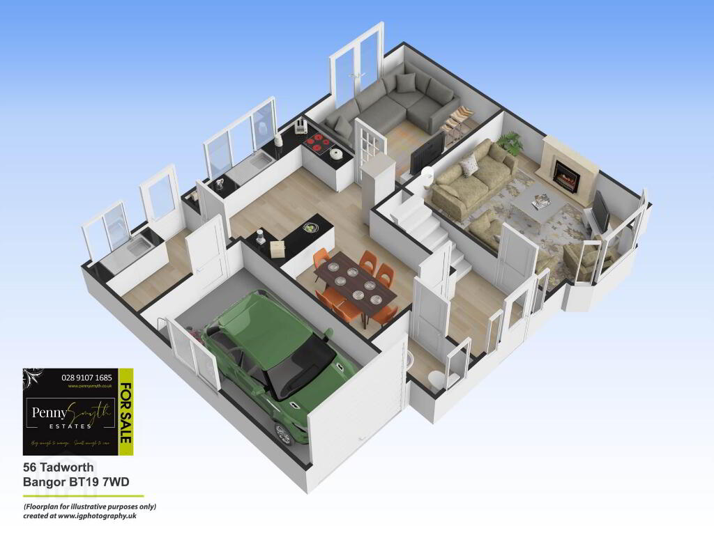 Floorplan 1 of 56 Tadworth, Bangor