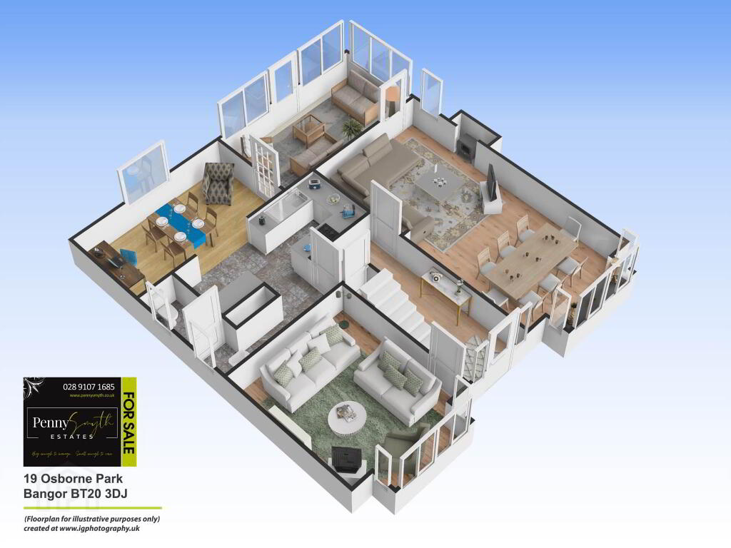 Floorplan 1 of 19 Osborne Park, Bangor
