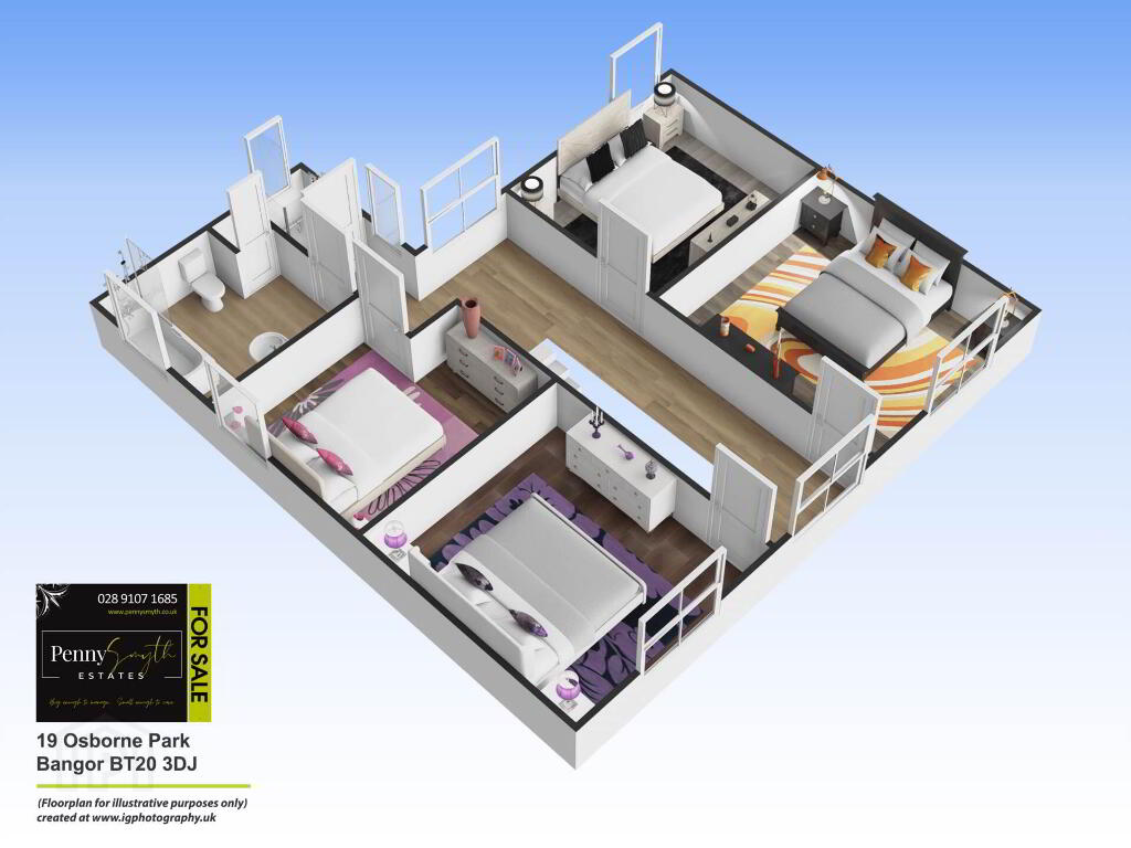 Floorplan 2 of 19 Osborne Park, Bangor