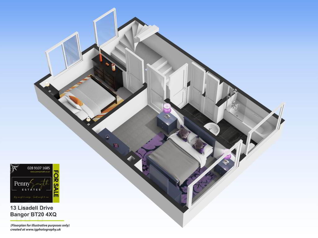 Floorplan 2 of 13 Lisadell Drive, Bangor