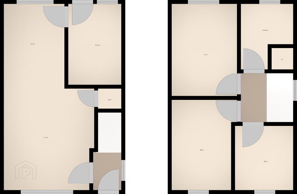 Floorplan 1 of 10 Manor Crescent, Bangor