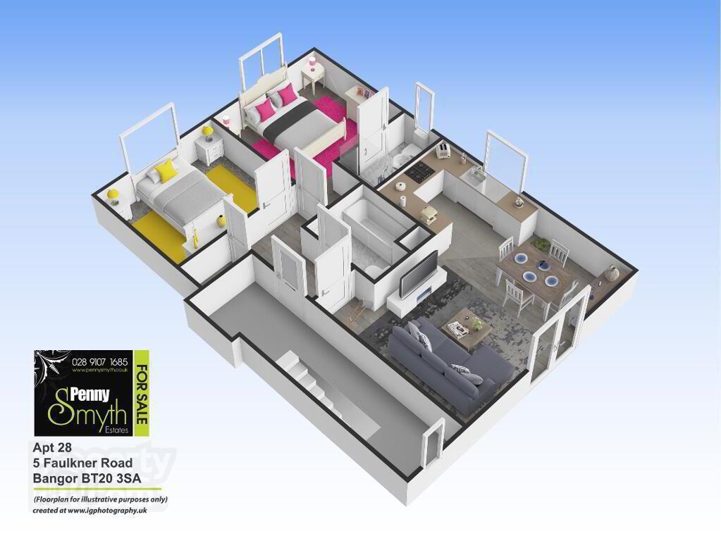 Floorplan 1 of 28 Faulkner Road, Bangor