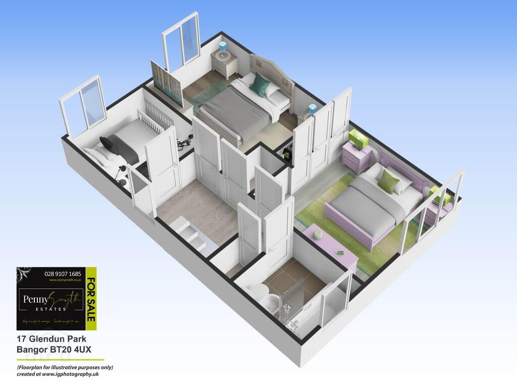 Floorplan 2 of 17 Glendun Park, Bangor