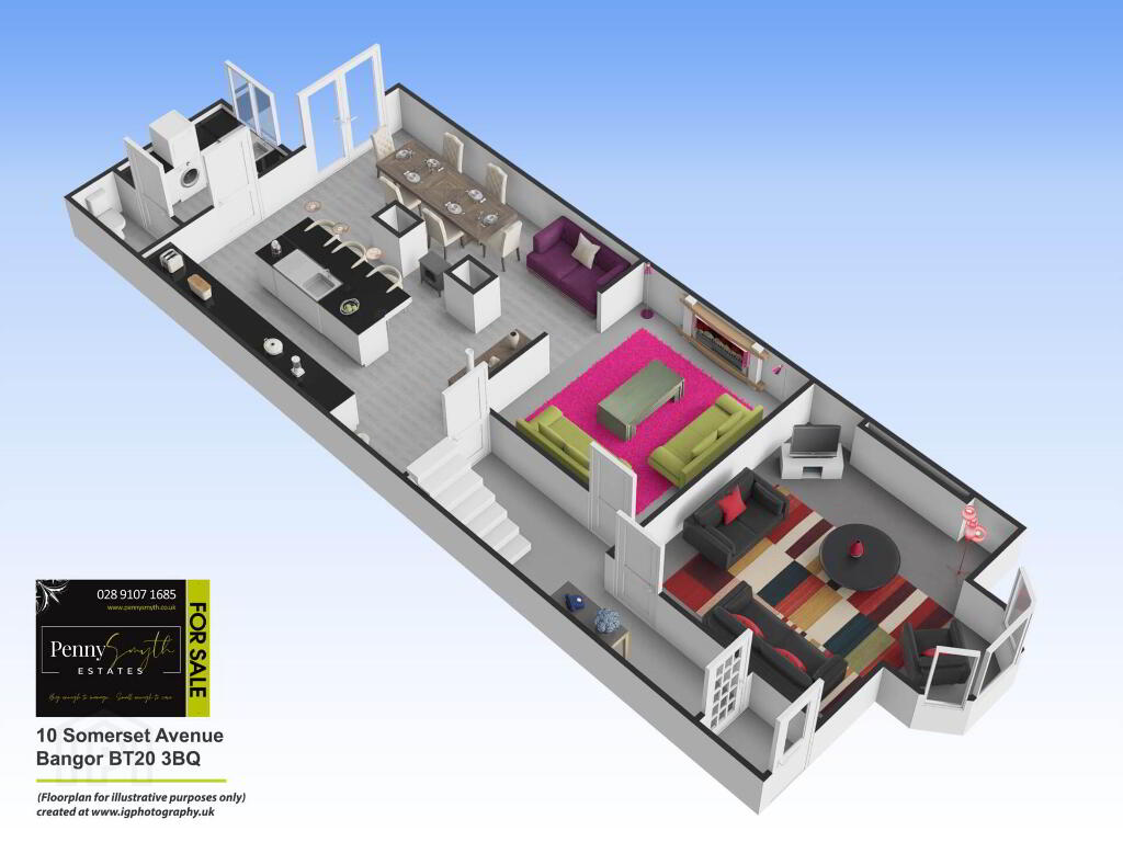 Floorplan 1 of 10 Somerset Avenue, Bangor
