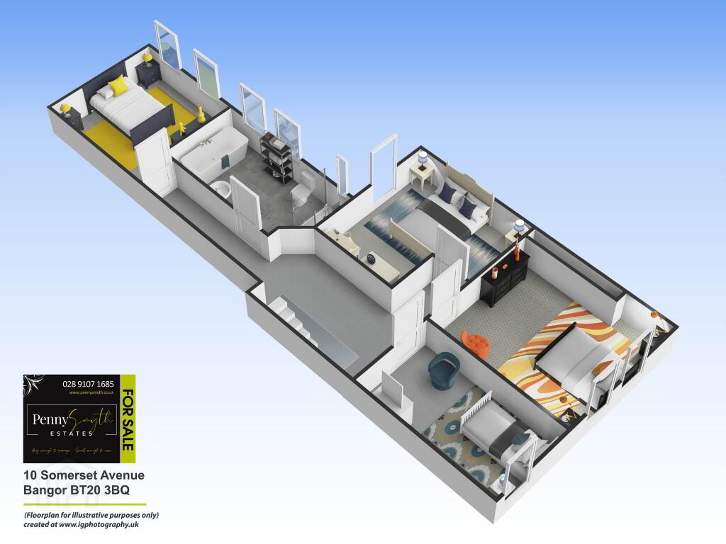 Floorplan 2 of 10 Somerset Avenue, Bangor
