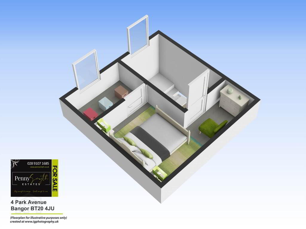 Floorplan 3 of 4 Park Avenue, Bangor