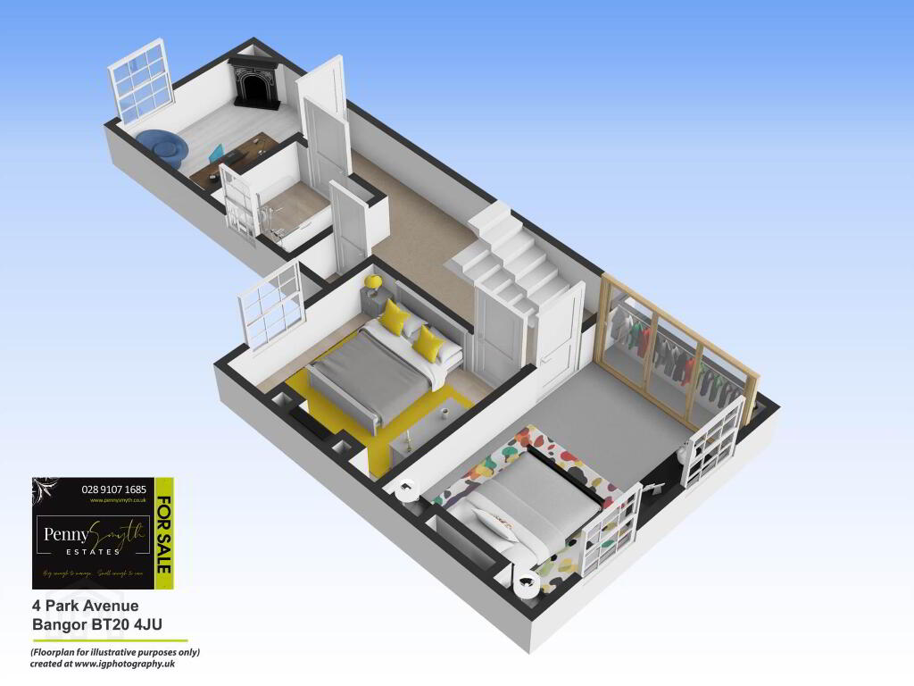 Floorplan 2 of 4 Park Avenue, Bangor