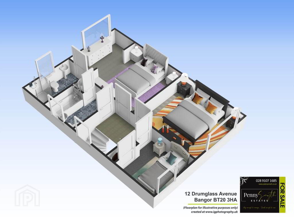 Floorplan 2 of 12 Drumglass Avenue, Bangor
