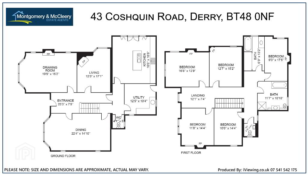 Floorplan 1 of 'Derryowen', 60 Buncrana Road, Cityside, Derry/Londonderry