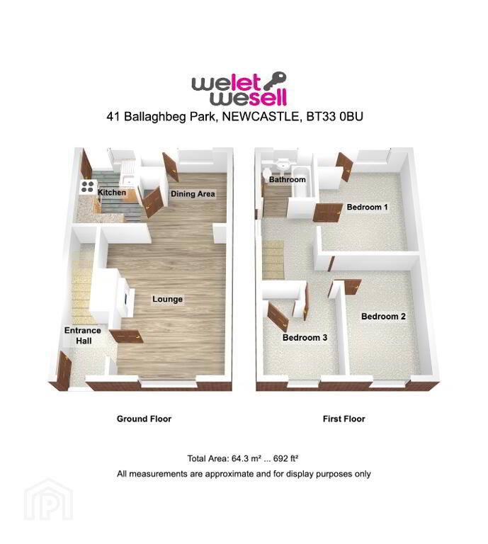 Floorplan 1 of 41 Ballaghbeg Park, Newcastle
