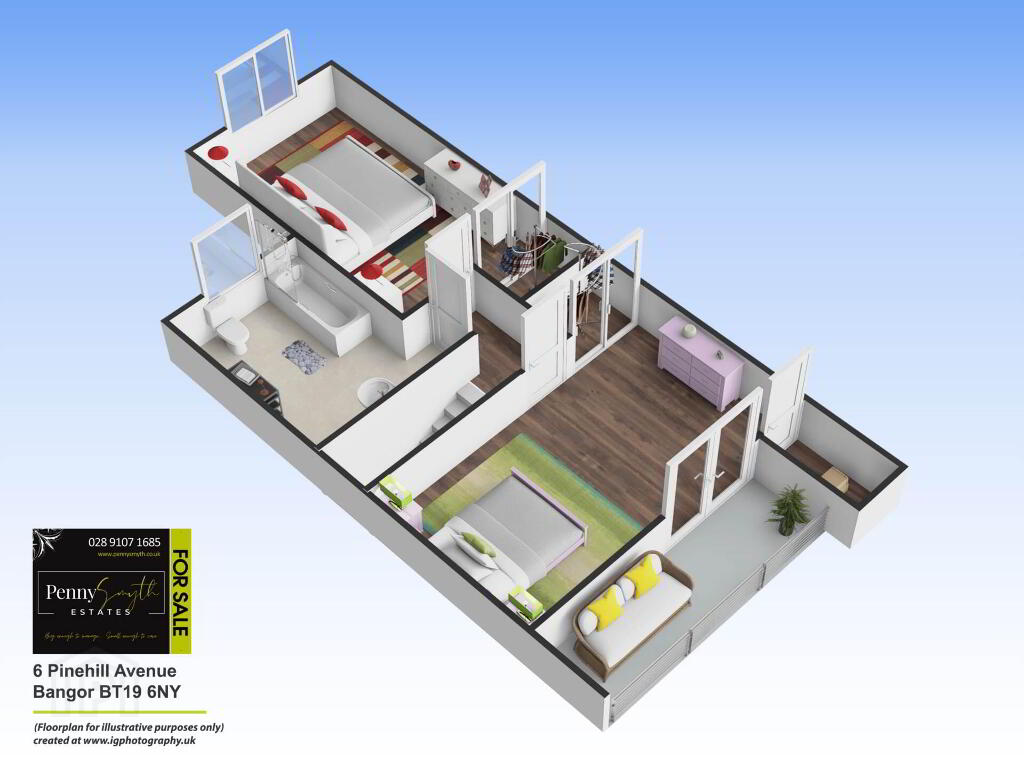 Floorplan 2 of 6 Pinehill Avenue, Bangor