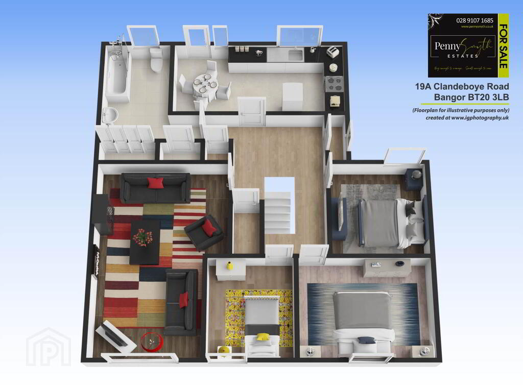Floorplan 1 of 19a Clandeboye Road, Bangor