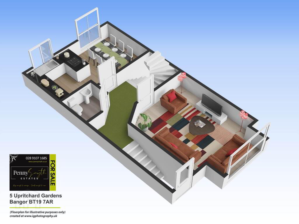 Floorplan 2 of 5 Upritchard Gardens, Bangor