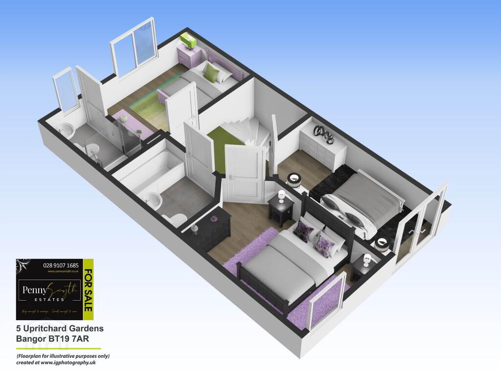 Floorplan 3 of 5 Upritchard Gardens, Bangor